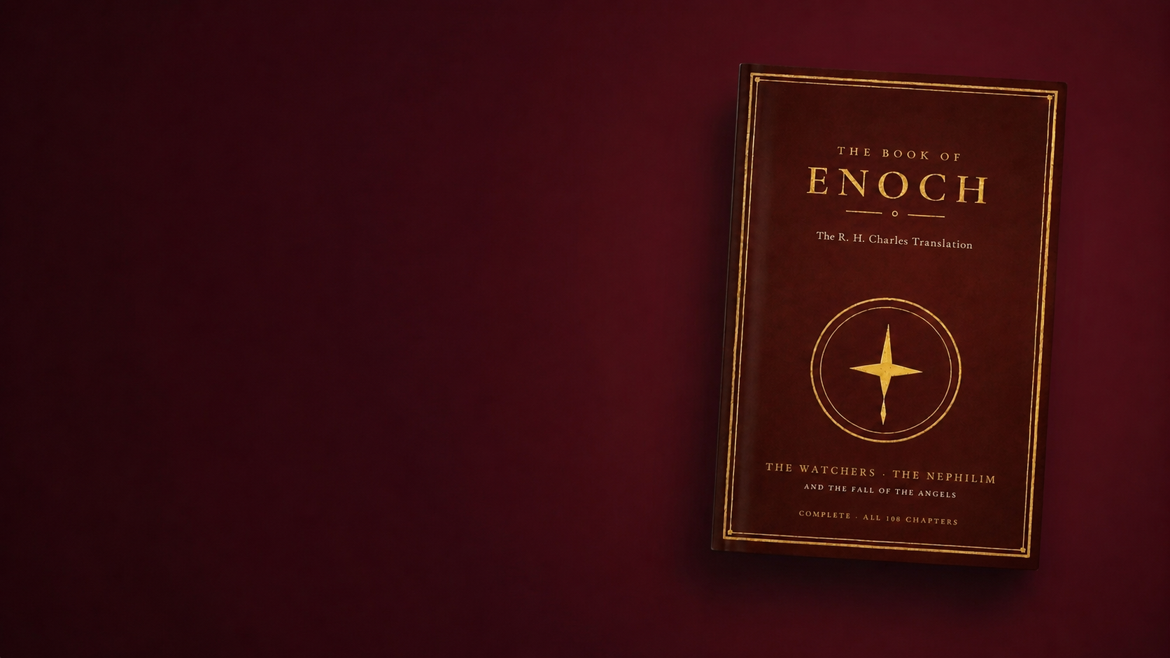 The Book of Enoch premium hardcover display